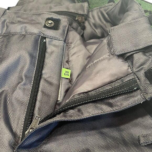 XMTN Kids XS 5/6 Snow Bib Pants Removable Straps Gaiter Cuffs Winter Gray - Picture 9 of 16